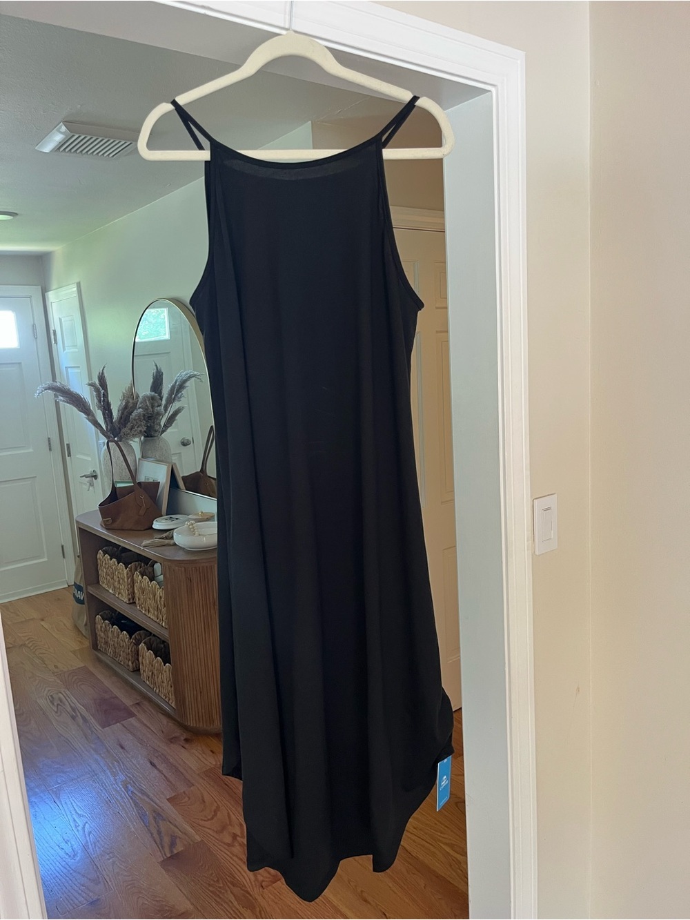 CUPSHE NWT Casual Black Tank Top Maxi Dress, Size Medium
